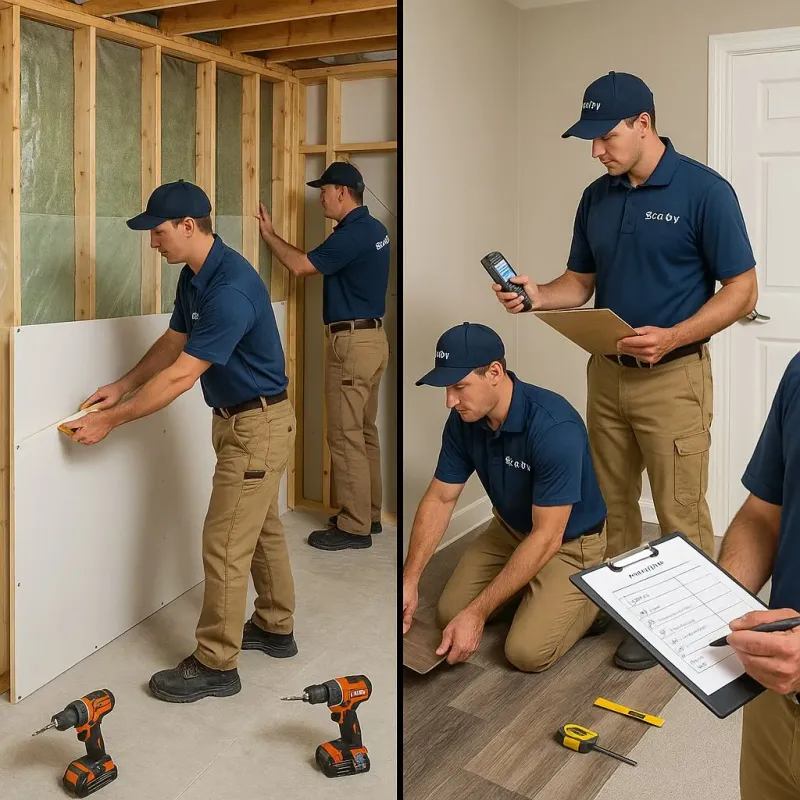 Repairs and Reconstruction process in Greece, NY